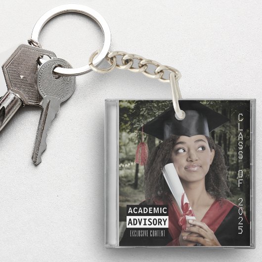 Muziek CD Hoesje Album Hoesje Klasse van Sleutelhanger