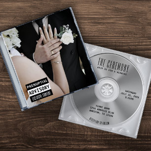 Muziek CD Hoesje Album Hoesje Wedding Kaart