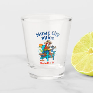 Muziek City Phins Shot Glass Glas