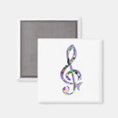 Muziek Clef G Magneet (Voorkant / Achterkant)