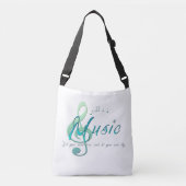 Muziek Crossbody Tas (Voorkant)