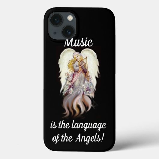 Muziek de taal van Angels Case-Mate iPhone Case (Achterkant)