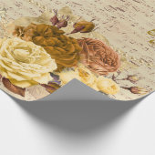 Muziek Decoupage Vlinderbloem Cadeaupapier (Hoek)