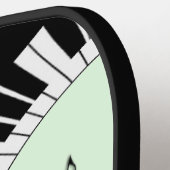 Muziek Design Piano en Notities Pickleball Paddle (Links Detail)