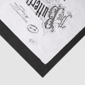  muziek die de vlinder schetst tissuepapier (Detail)