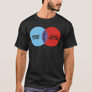 Muziek die ik altijd leuk vond t-shirt
