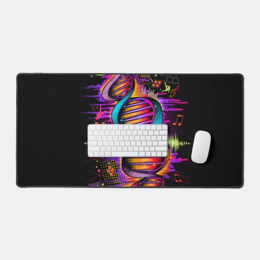 Muziek-DNA Bureaumat (Keyboard & Muis)