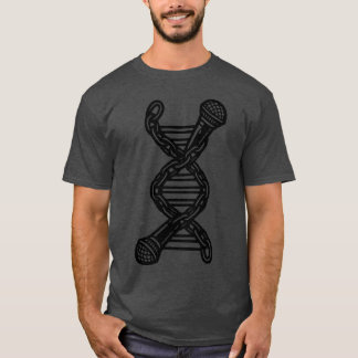 Muziek DNA Rapper DNA Streetwear grappig T-shirt
