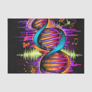 Muziek-DNA Tissuepapier