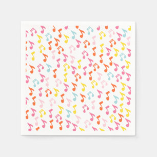 Muziek Docent Papieren servetten