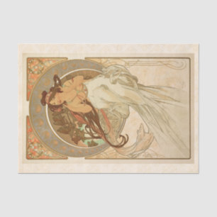 Muziek door Alphonse Mucha, ontkoppelen Tissuepapier