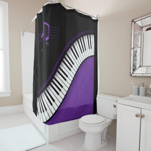 Muziek Douchegordijn (In situ)