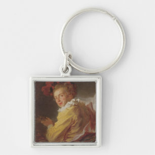Muziek, een portret van Monsieur de la Breteche Sleutelhanger