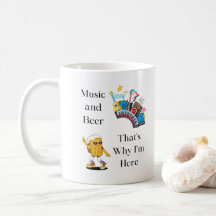 Muziek en bier, daarom ben ik hier op een