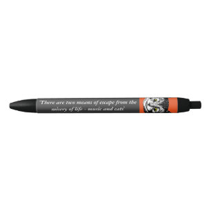 Muziek en Cheshire Cat Art Quotation Pen