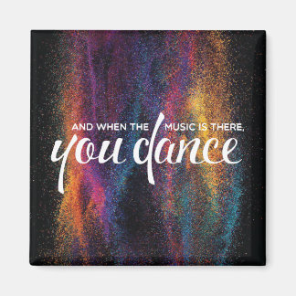 Muziek en dansmagneet magneet