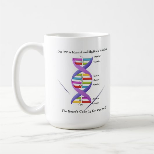 Muziek en DNA-Mok Koffiemok (Links)