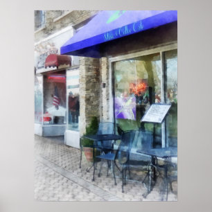 Muziek en koffie poster