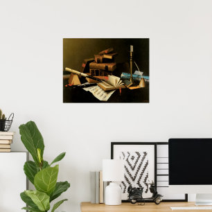 Muziek en literatuur van William Harnett, Fine Art Poster