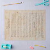 Muziek en Rozen Series Design 6 Tissuepapier (Craft)