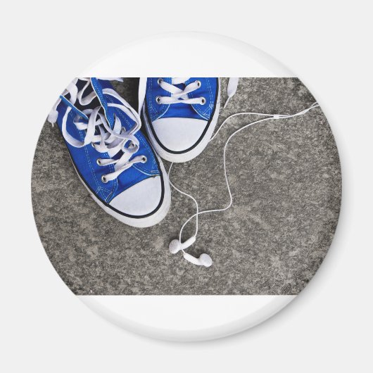 Muziek en sneakers magneet (Voorkant)