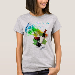 Muziek En Wijn T-Shirt