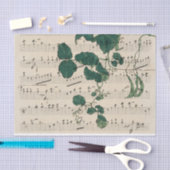  muziek en wijnstokken tissuepapier (Craft)