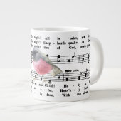 Muziek en zongvogel extra grote beker (Voorkant rechts)