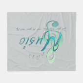 Muziek Fleece Deken (Voorkant (Horizontaal))