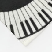 Muziek Fleece Deken (Hoek)