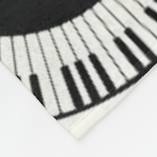 Muziek Fleece Deken (Hoek)