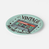 muziek freak papieren bordje (Gekanteld)