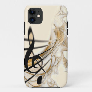 Muziek - g-sleutel iPhone 11 hoesje