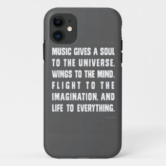 Muziek geeft een oplossing aan het universum iPhone 11 hoesje