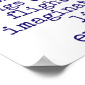 Muziek geeft een sol - Music Quote Poster (Hoek)