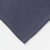 Muziek geeft mijn ziel weer. fleece deken (Hoek)