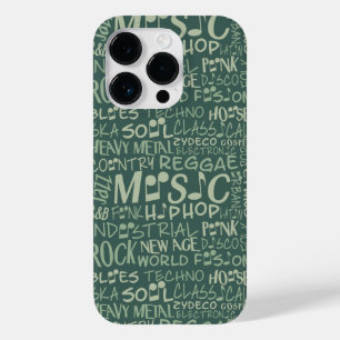 Muziek Genres Word Collage hoesjes