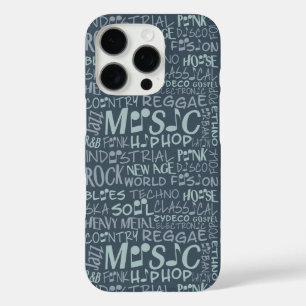 Muziek Genres Word Collage hoesjes