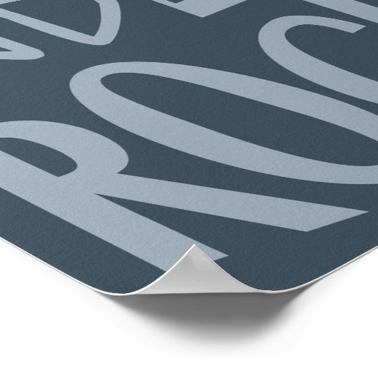 Muziek Genres Word Collage poster (Hoek)