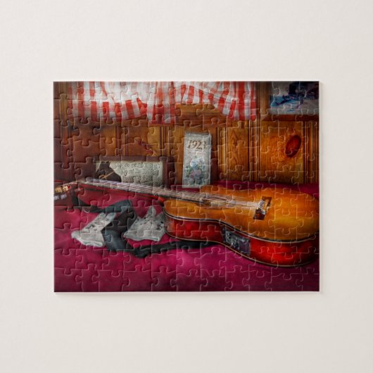 Muziek - Gitaar - Dat oude landelijke gevoel Legpuzzel (Horizontaal)