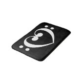 Muziek Hart Badkamer Mat (Gekanteld)