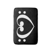 Muziek Hart Badkamer Mat (Voorkant Verticaal)