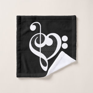 Muziek Hart - Ik hou van Muziek Washandje