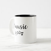 Muziek Hashtag Mok (Voorkant links)