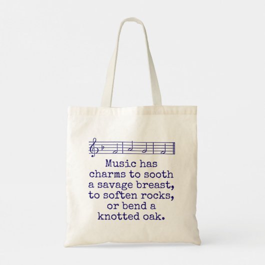 Muziek heeft afbeeldingen naar het scherm - Music Tote Bag (Achterkant)