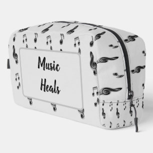 Muziek Heelt Muzieknoten Professionele Muzikant Toilettasje