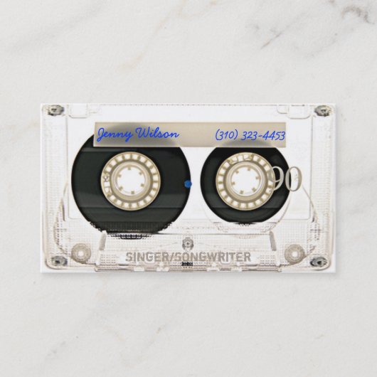 Muziek ii visitekaartje (Voorkant)