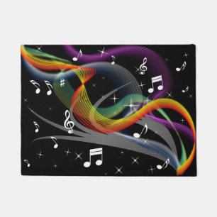 Muziek-illustratiedeurmat Deurmat