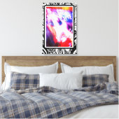 Muziek in beweging #2 canvas afdruk (Insitu (Slaapkamer))