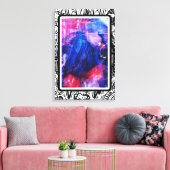 Muziek in beweging canvas afdruk (Insitu (Woonkamer))